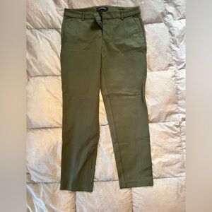 Liverpool Women's “Kelsey” Olive Green Straight Leg Trousers Size 8